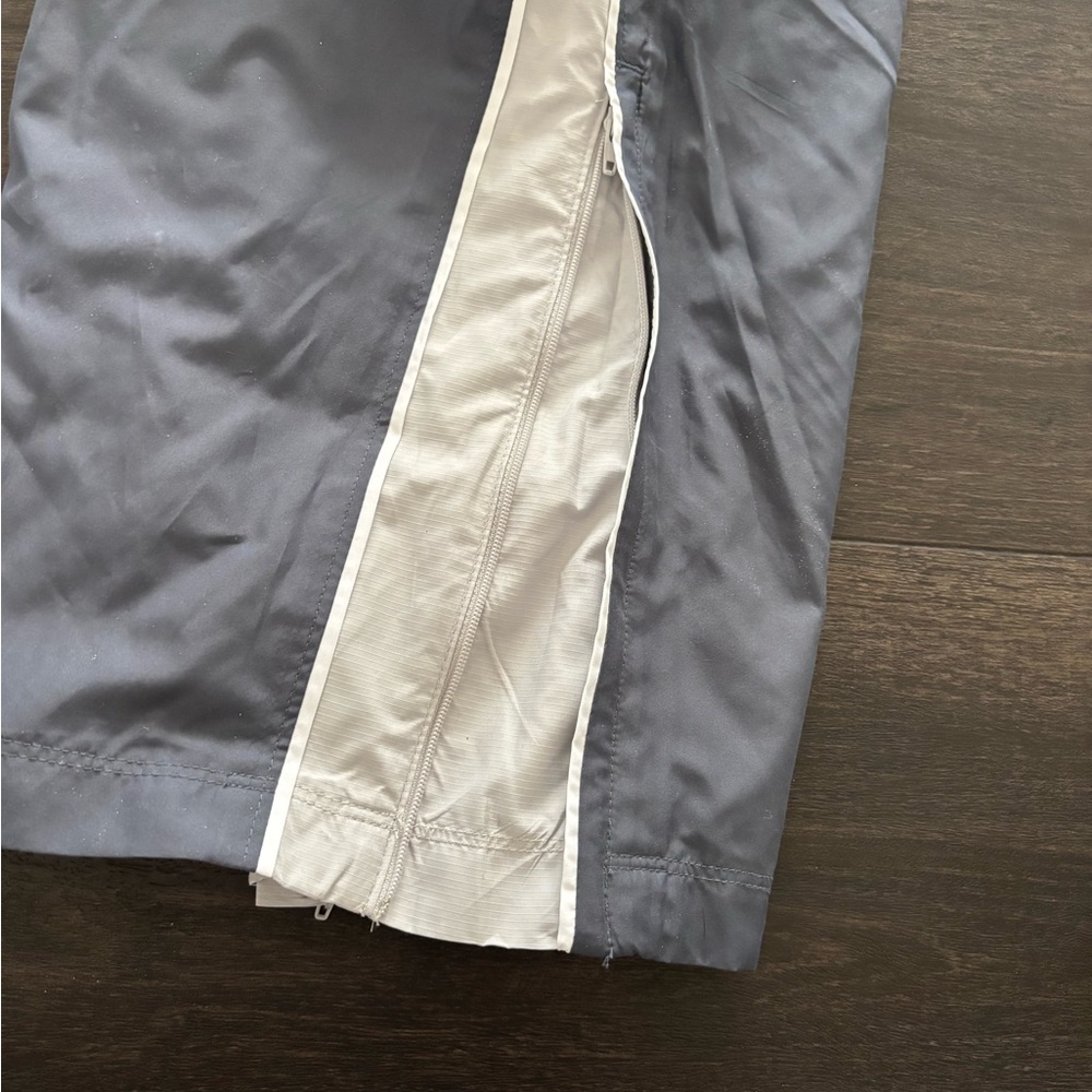 Vintage Y2K Nike Track Pants Mens XL Grey White Lined Baggy Street Ware - Picture 4 of 8